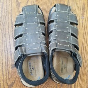 Dockers mens leather sandals
